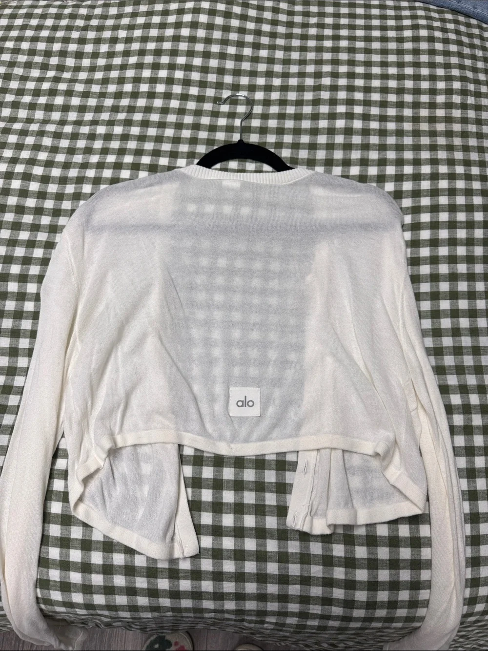 White Alo cardigan